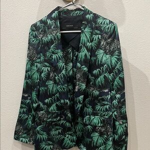 Zara Jungle Print Women's Blazer